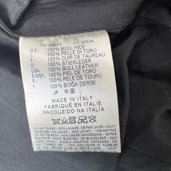 Diesel Black Gold Womens Bomber leather jacket - Picture 4 of 4